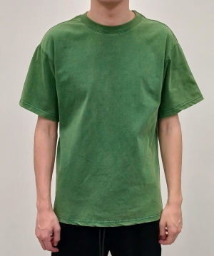 Мужская футболка варенка Jeans Town 2024 Зеленая